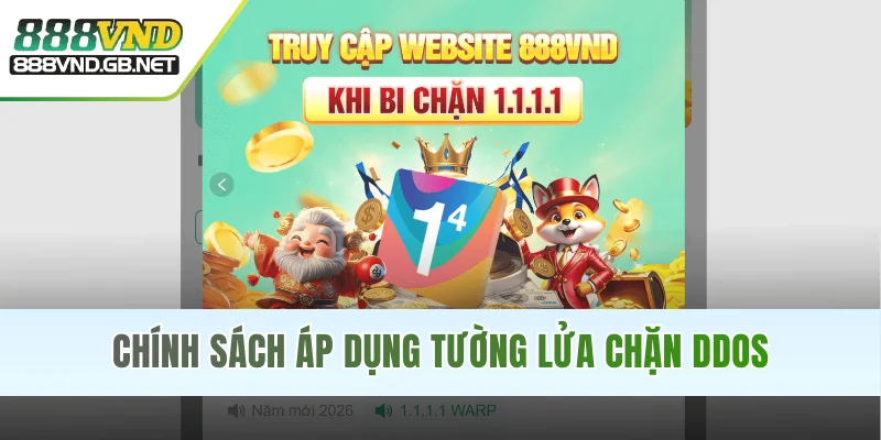 Chính sách áp dụng tường lửa chặn DDoS